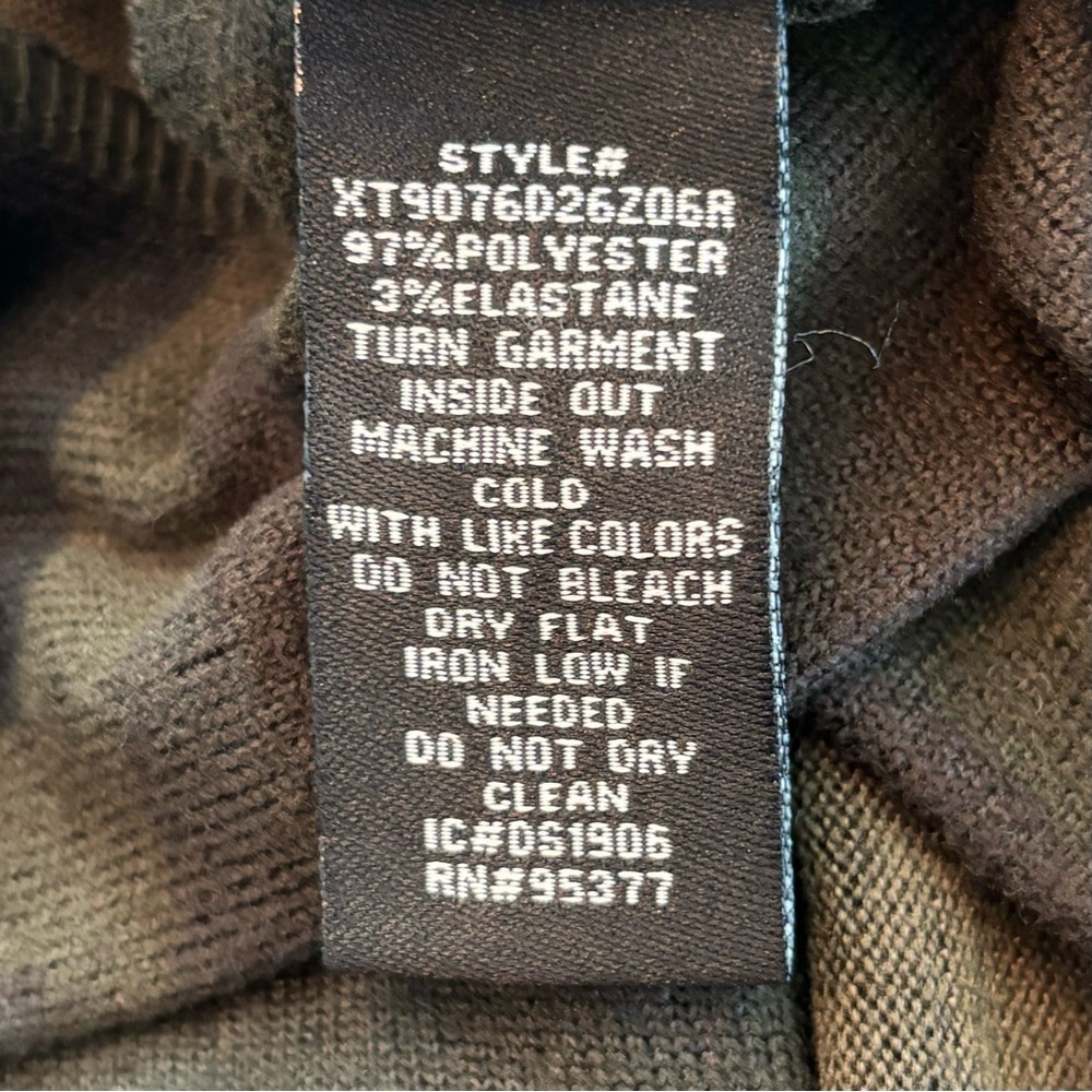 NWT Sactuary Camouflage Duster Black Green Pockets Open Sweatshirt Cardigan Sz L - Picture 5 of 5